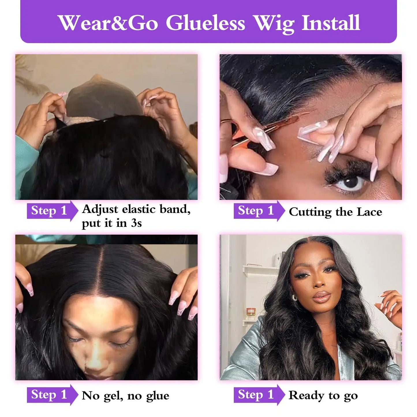 30 Inch Wear And Go Glueless Wigs Human Hair Pre Cut Lace Front Wigs Human Hair 4x4 Body Wave Human Hair Wig For Women Wigs