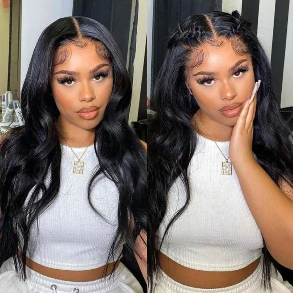 30 Inch Wear And Go Glueless Wigs Human Hair Pre Cut Lace Front Wigs Human Hair 4x4 Body Wave Human Hair Wig For Women Wigs