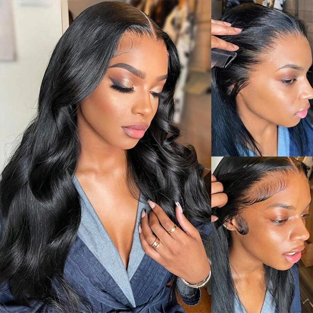30 Inch Wear And Go Glueless Wigs Human Hair Pre Cut Lace Front Wigs Human Hair 4x4 Body Wave Human Hair Wig For Women Wigs