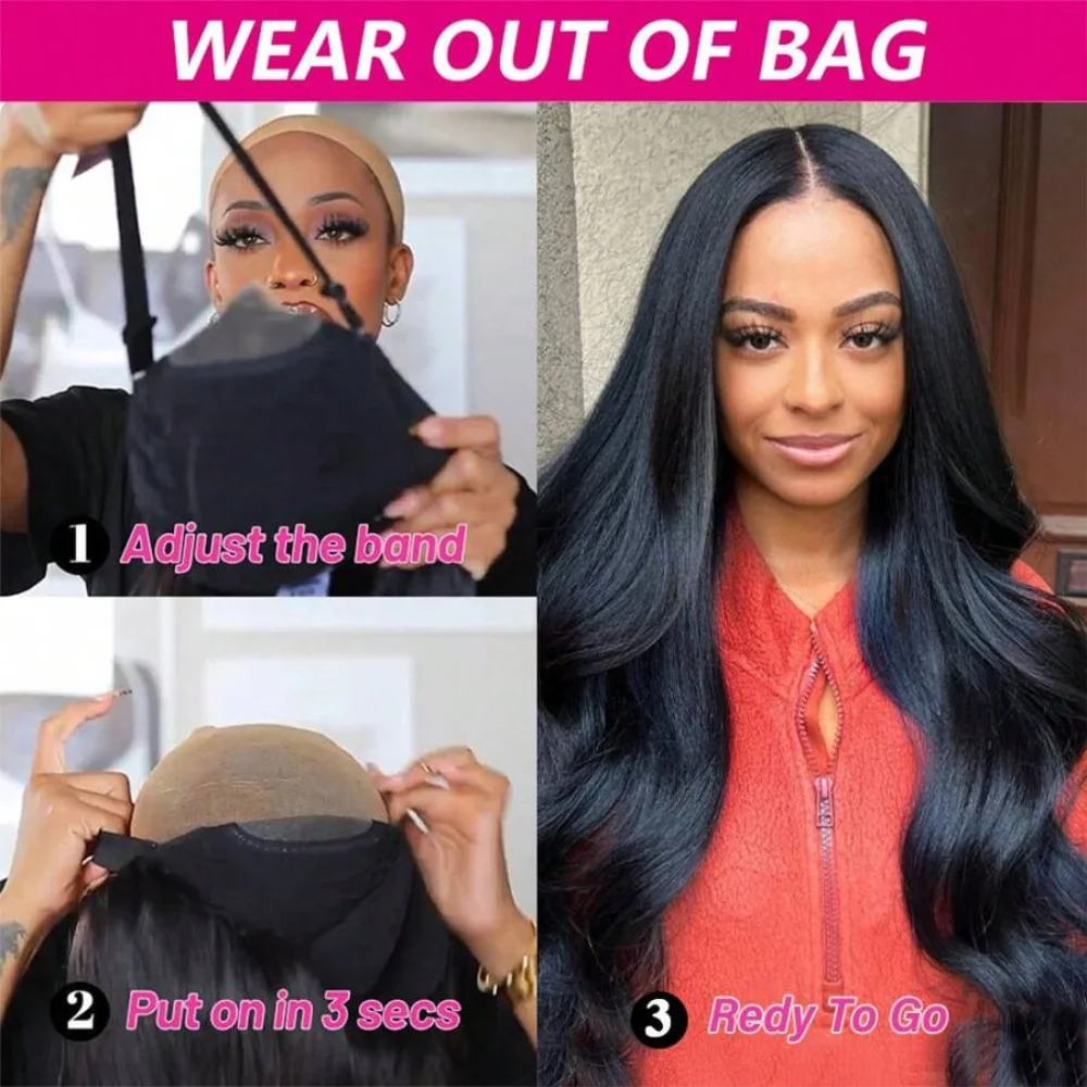 30 Inch Wear And Go Glueless Wigs Human Hair Pre Cut Lace Front Wigs Human Hair 4x4 Body Wave Human Hair Wig For Women Wigs