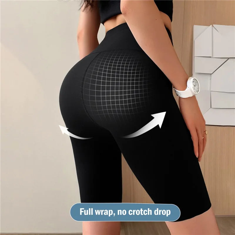 Hot Women Shorts Sports Shorts For Women New Cycling Jogging Fitness High Waist Push Up Gym Shorts Leggings Yoga Shorts