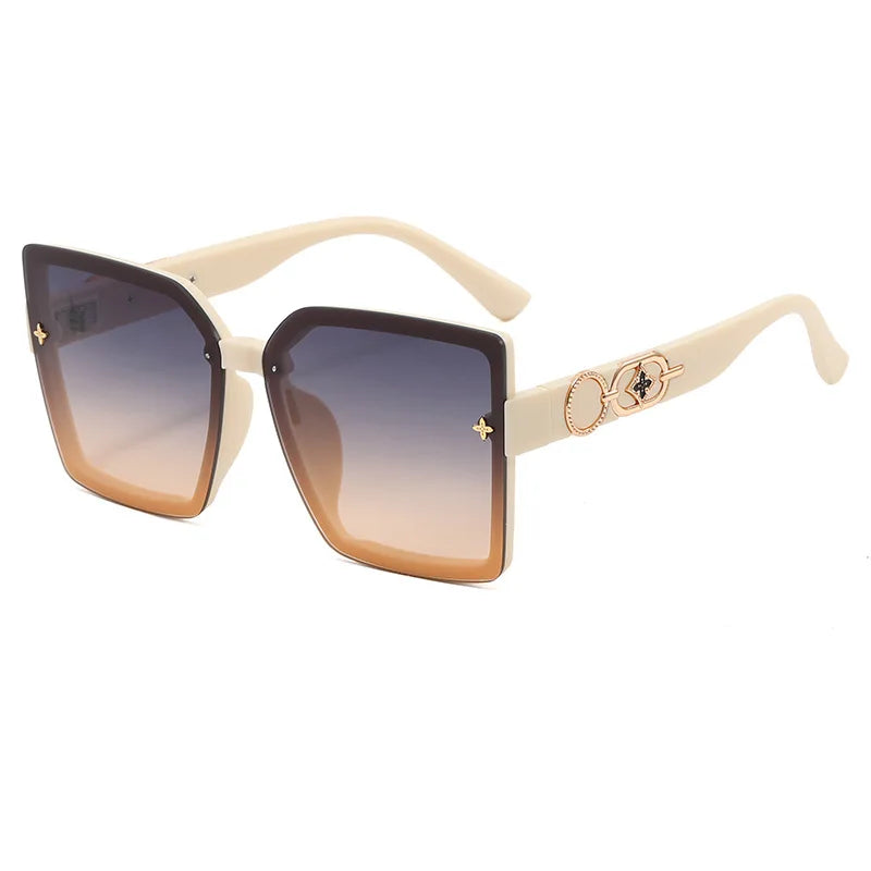 Polarized Sunglasses for Women | 100% UV Protection | Scratch-Resistant Lenses | Trendy Square Frame | Lightweight & Comfortable