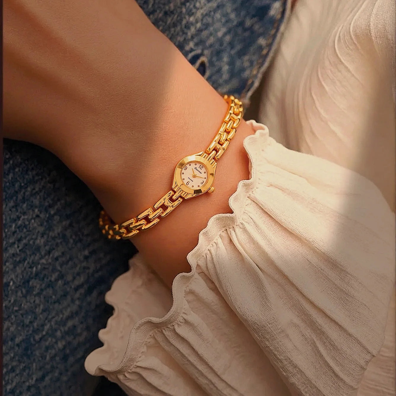2025 Women Watches Top Brand Luxury Wristwatches Ladies Fashion Gold Stainless Steel Bracelet Watch Female Elegant Clock Women