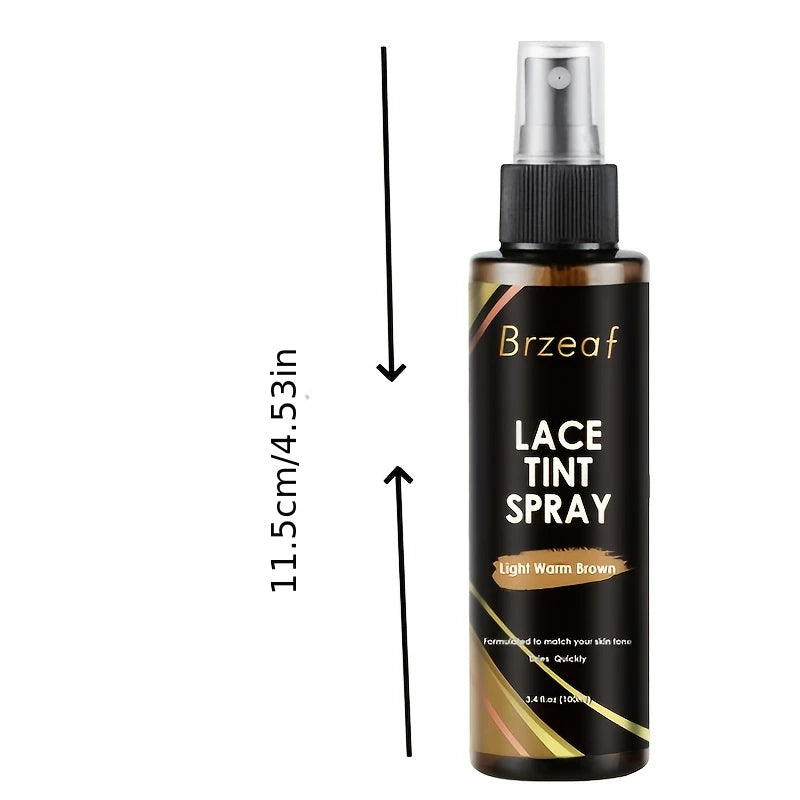 100ml Lace Melting Spray And Lace tint spray For Lace Wigs,Glueless,Natural Finishing Hold Dyed wig care spray for Women & Men