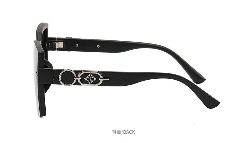 Polarized Sunglasses for Women | 100% UV Protection | Scratch-Resistant Lenses | Trendy Square Frame | Lightweight & Comfortable