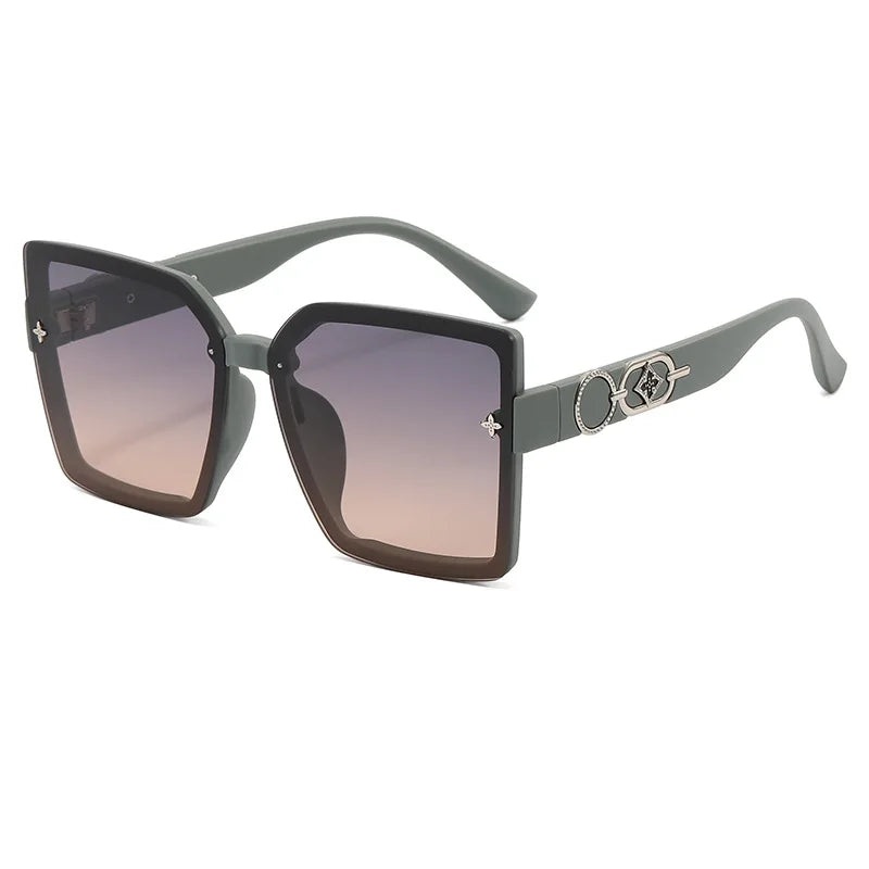 Polarized Sunglasses for Women | 100% UV Protection | Scratch-Resistant Lenses | Trendy Square Frame | Lightweight & Comfortable