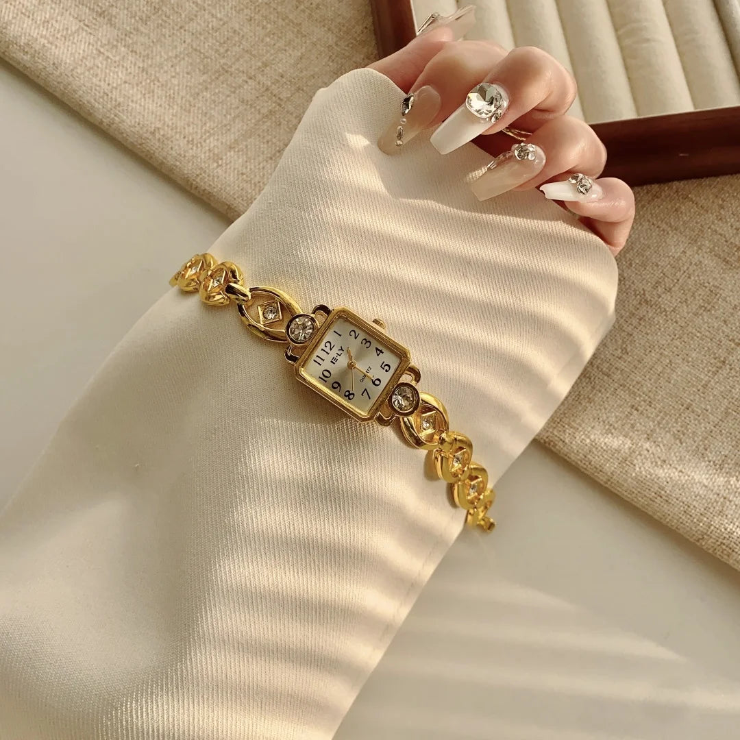 Women Watches Top Brand Luxury Wristwatches Ladies Fashion Gold Bracelet Watch Female Elegant Clock Women montre femme