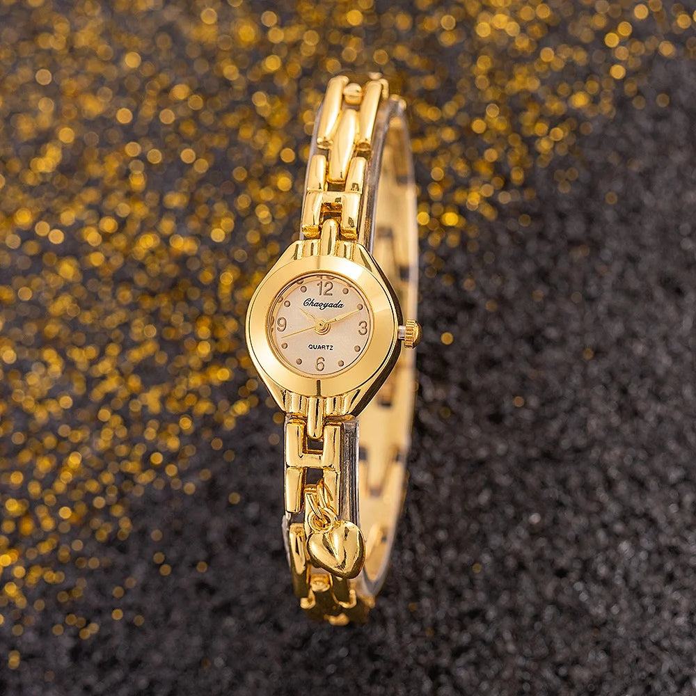 2025 Women Watches Top Brand Luxury Wristwatches Ladies Fashion Gold Stainless Steel Bracelet Watch Female Elegant Clock Women