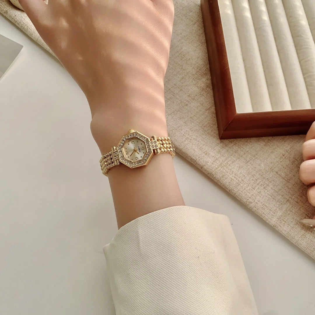 Women Watches Top Brand Luxury Wristwatches Ladies Fashion Gold Bracelet Watch Female Elegant Clock Women montre femme