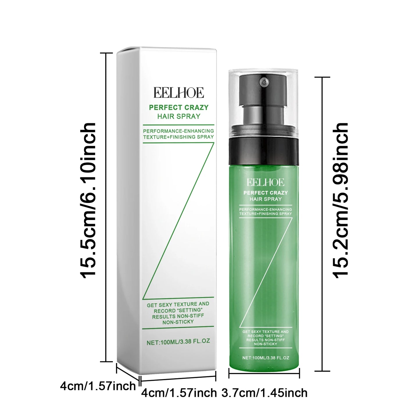 Hair Spray Adds Instant Volume Texture Thickness Light Hold Great for Men and Women Suitable for All Hair Types