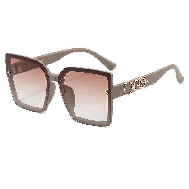 Polarized Sunglasses for Women | 100% UV Protection | Scratch-Resistant Lenses | Trendy Square Frame | Lightweight & Comfortable