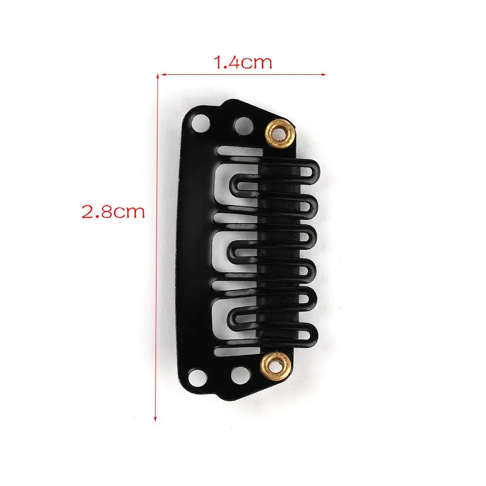 10PCS U Shape Wigs Snap Clips Iron Hairpins Hair Extensions Tool Metal Pin Women Beauty Hair Styling Accessories
