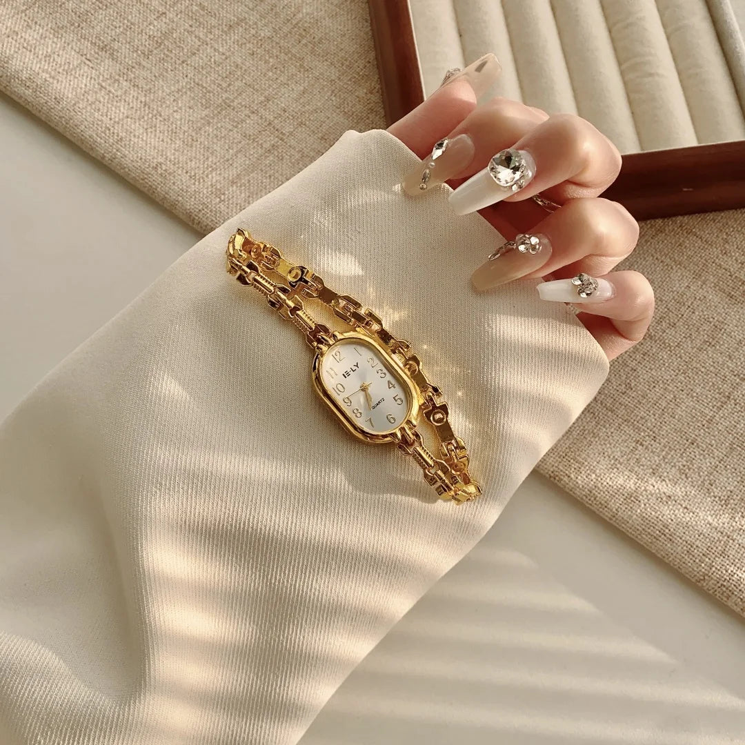 Women Watches Top Brand Luxury Wristwatches Ladies Fashion Gold Bracelet Watch Female Elegant Clock Women montre femme
