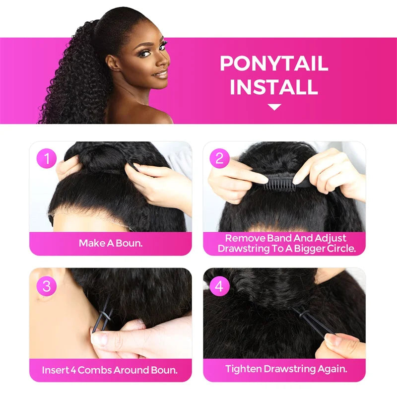 VSHOW 1B/30 Highlight Wear Go Half Wig Water Wave Glueless 100% Human Hair Wigs Flip Over Curly Hair Wig Beginner Friendly