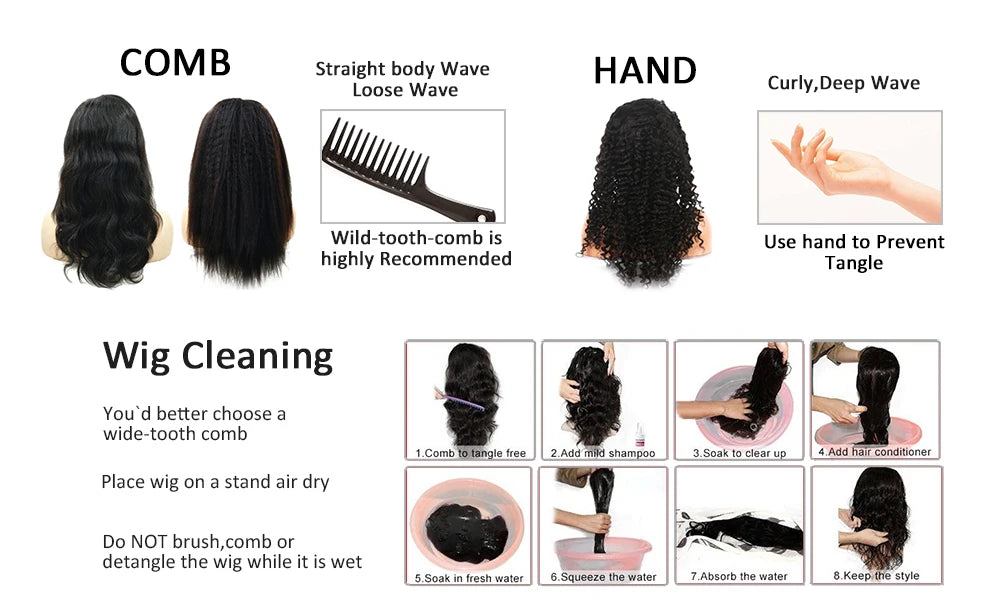 Long Kinky Curly Human Hair 30inch Natural Black 13x6 HD Lace Front Wigs Brazilian Free Part Pre plucked with Baby Hair Glueless