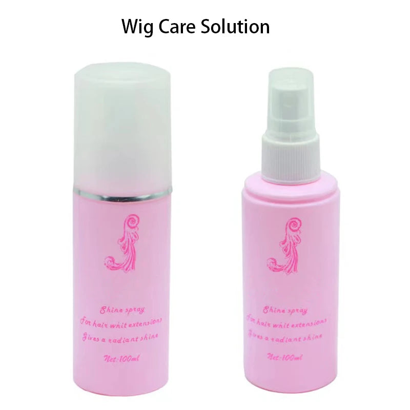 Plussign 100Ml Top Wig Care Solution Spray Anti Frizz Hair Protection For Synthetic Human Hair Conditioner Smooth Oil For Wigs