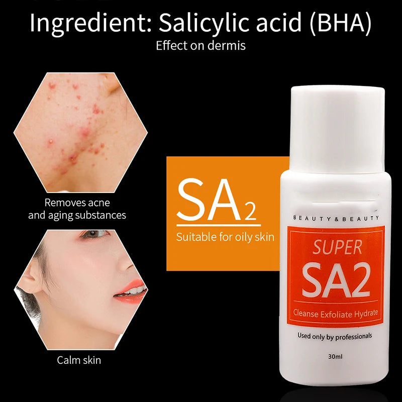 AS1 SA2 AO3 30ml High Concentrated Solution Liquid For  Dermabrasion Beauty Machine Kit of 3 Serums Skin Deep Cleaning Skin Care