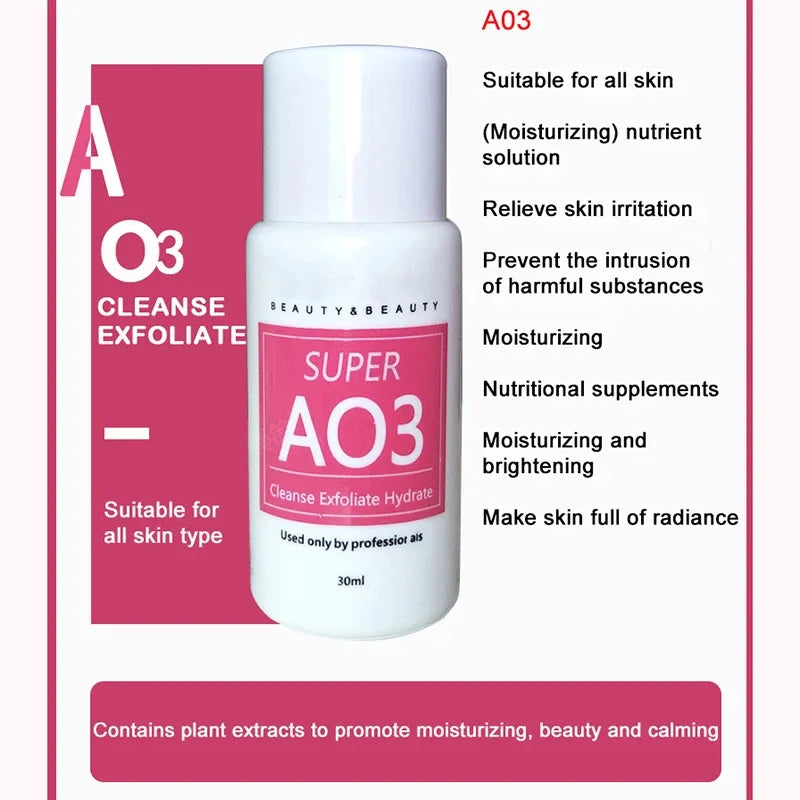 Concentrated Water Exfoliating Liquid Small Bubble Instrument Special Skin Essence AS1 SA3 AO3 3 Kinds Of Serum Skin Deep Clean