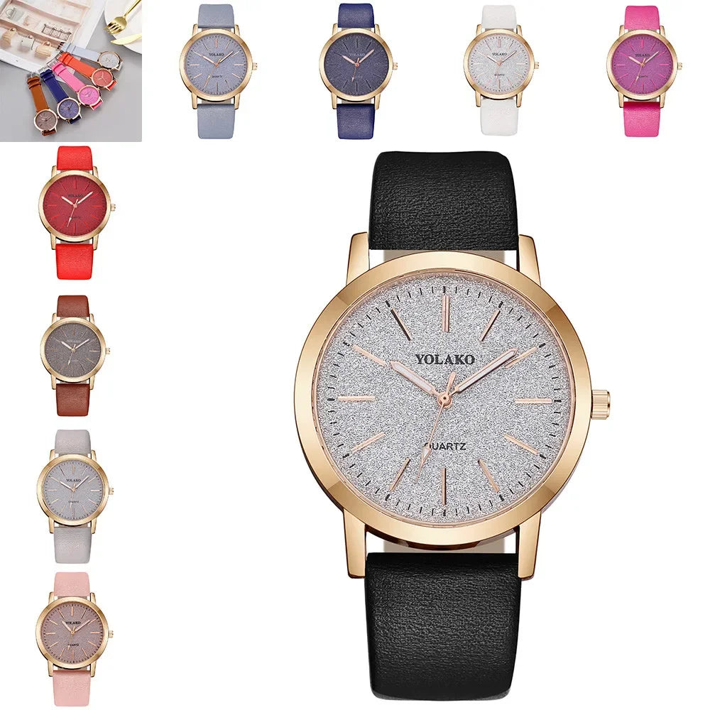 Women Watches Brand Luxury Fashion Ladies Watch Reloj Mujer Leather Watch Women Female Quartz Wristwatches Montre Femme