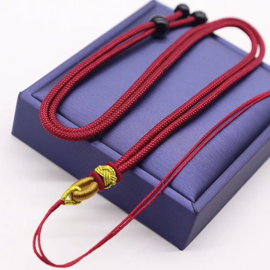 Necklaces Braided Chains Adjustable Pendant DIY Long Necklaces for Women Premium Jewelry Pendants Accessories Retro Rope