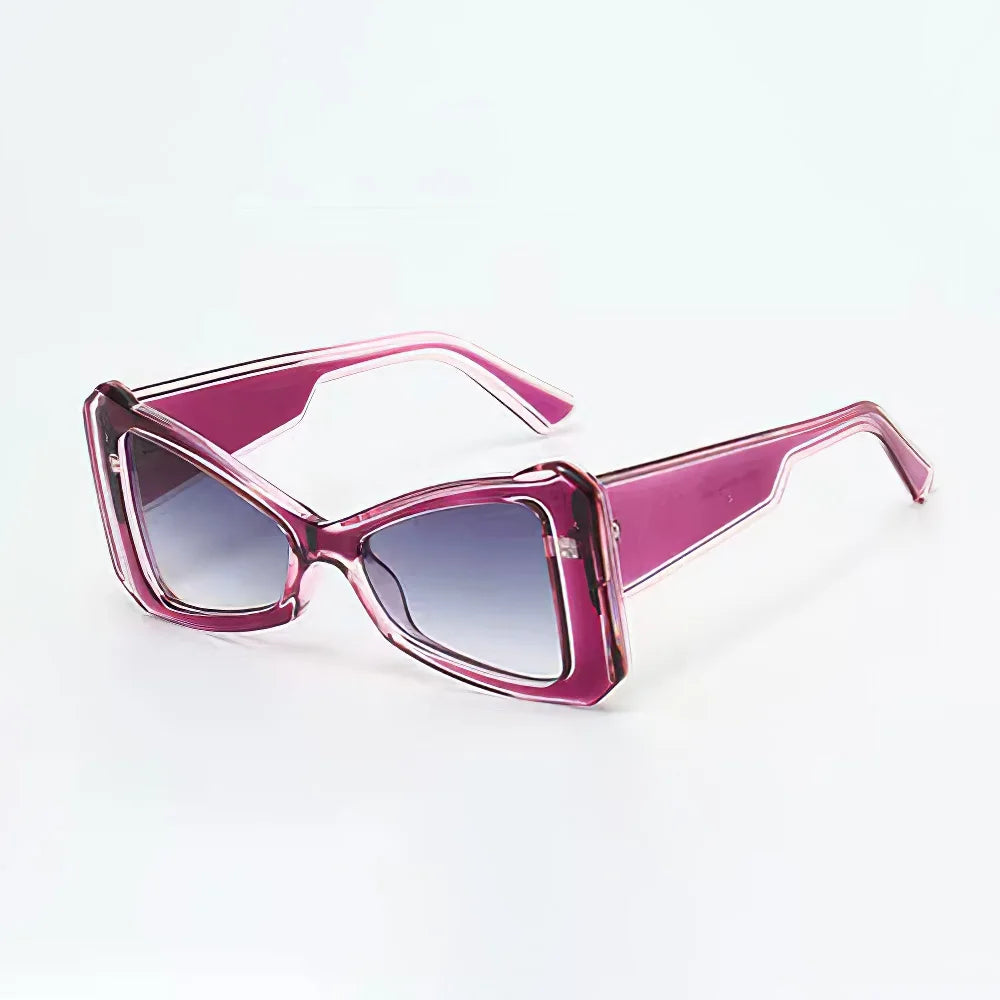 2025 Geometric Sunglasses for Women Angular Borders Modern Artistic Sense Fashionable Items Novelty Glasses Women's Glasses