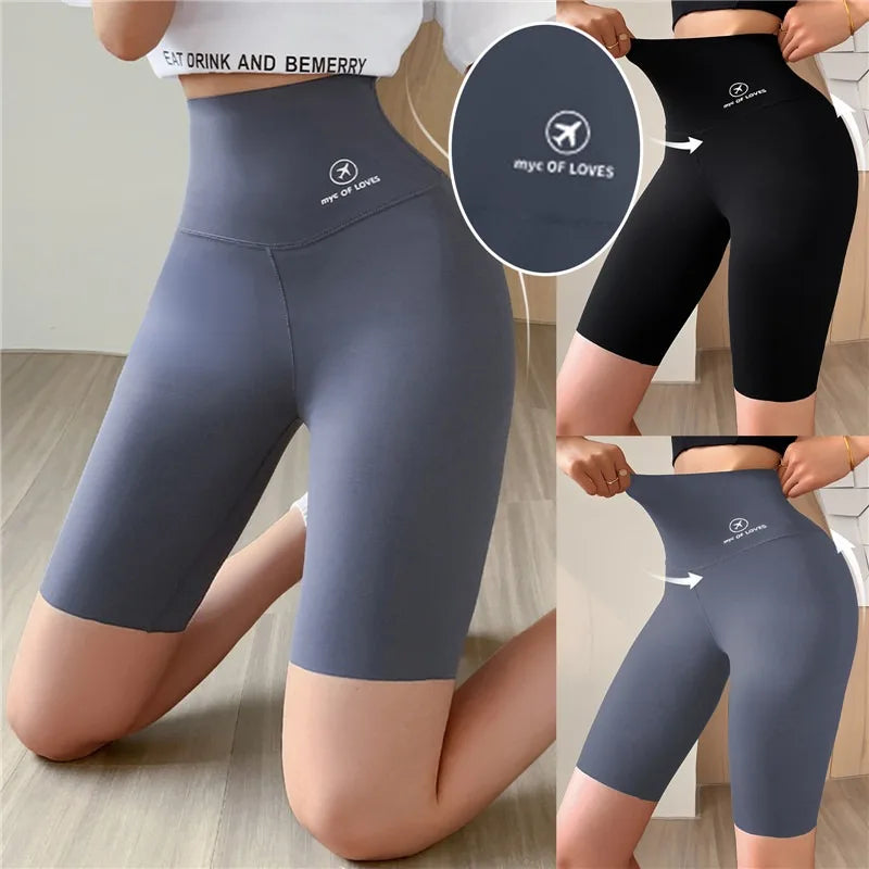Hot Women Shorts Sports Shorts For Women New Cycling Jogging Fitness High Waist Push Up Gym Shorts Leggings Yoga Shorts