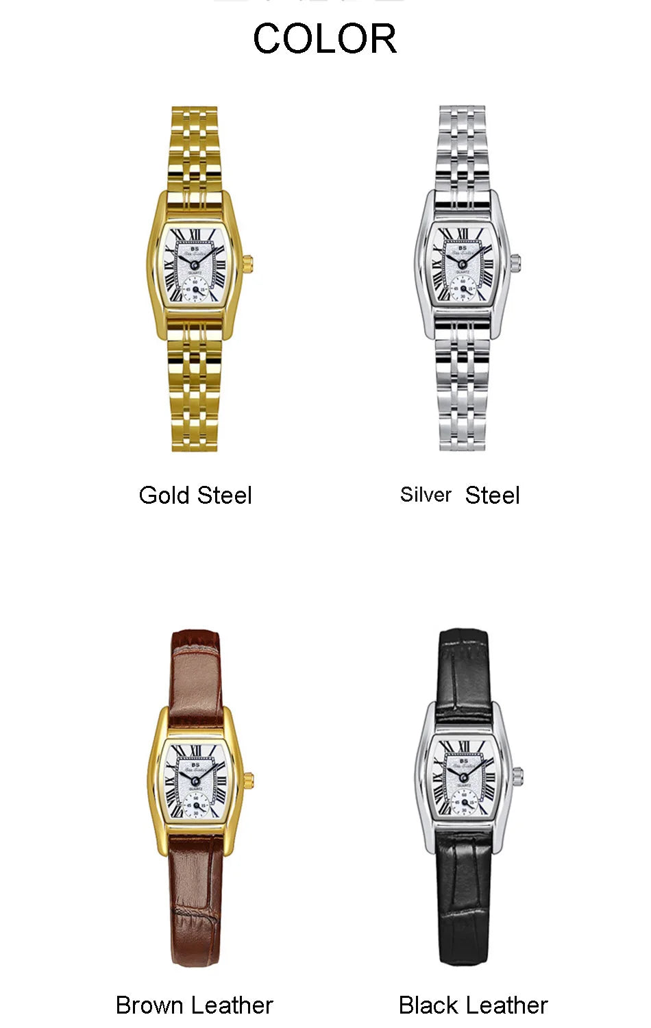 Watches For Women Elegant Vintage Rectangle Ladies Watch With Brown Small Leather Fashion Golden Quartz Women's Wristwatch 2025