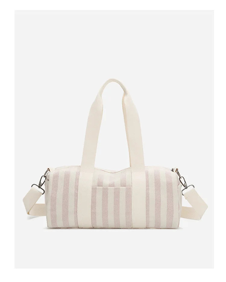 Women's Handbag Fashionable  Lightweight Women's Canvas  Bags with Checked Fabric Large Capacity for Single Shoulder Bag