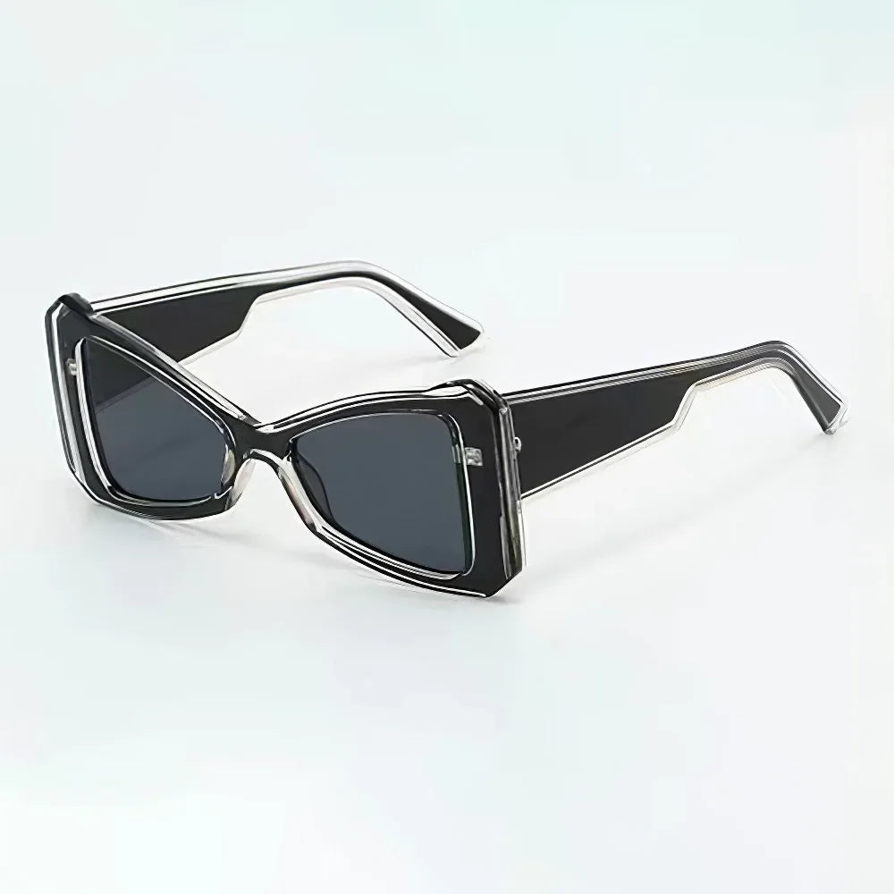 2025 Geometric Sunglasses for Women Angular Borders Modern Artistic Sense Fashionable Items Novelty Glasses Women's Glasses