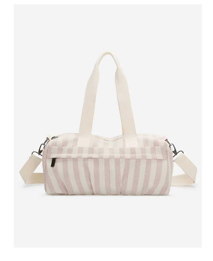 Women's Handbag Fashionable  Lightweight Women's Canvas  Bags with Checked Fabric Large Capacity for Single Shoulder Bag