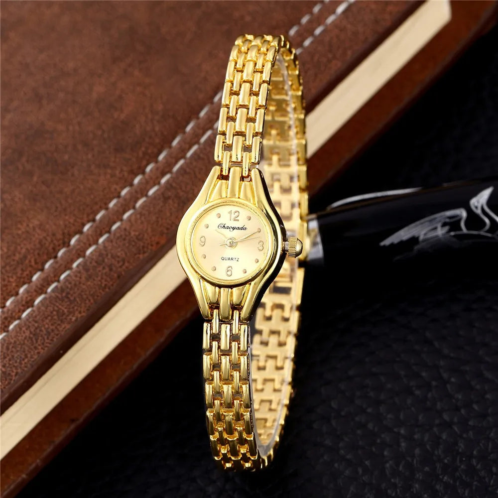2025 Women Watches Top Brand Luxury Wristwatches Ladies Fashion Gold Stainless Steel Bracelet Watch Female Elegant Clock Women