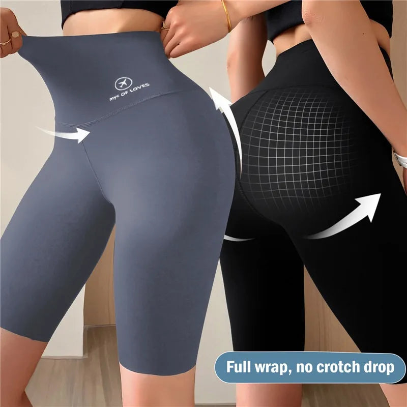 Hot Women Shorts Sports Shorts For Women New Cycling Jogging Fitness High Waist Push Up Gym Shorts Leggings Yoga Shorts
