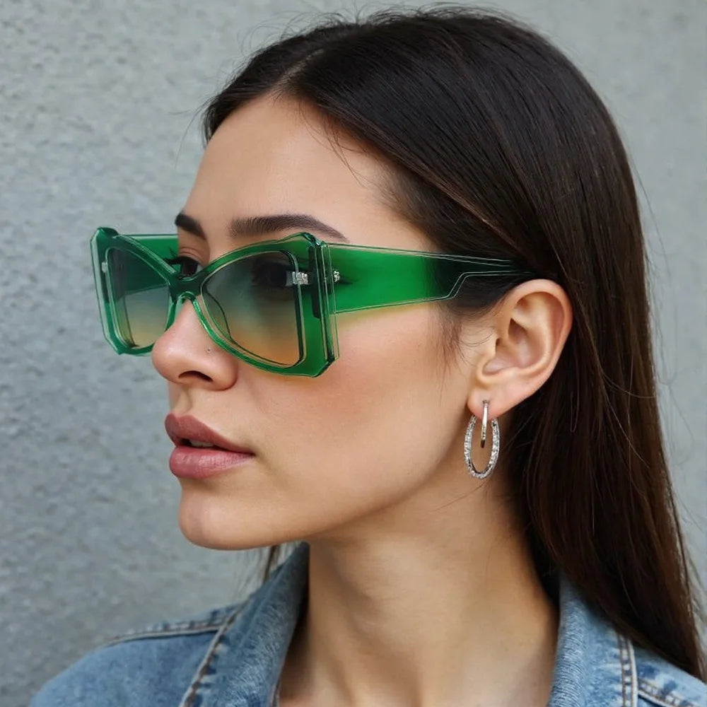 2025 Geometric Sunglasses for Women Angular Borders Modern Artistic Sense Fashionable Items Novelty Glasses Women's Glasses