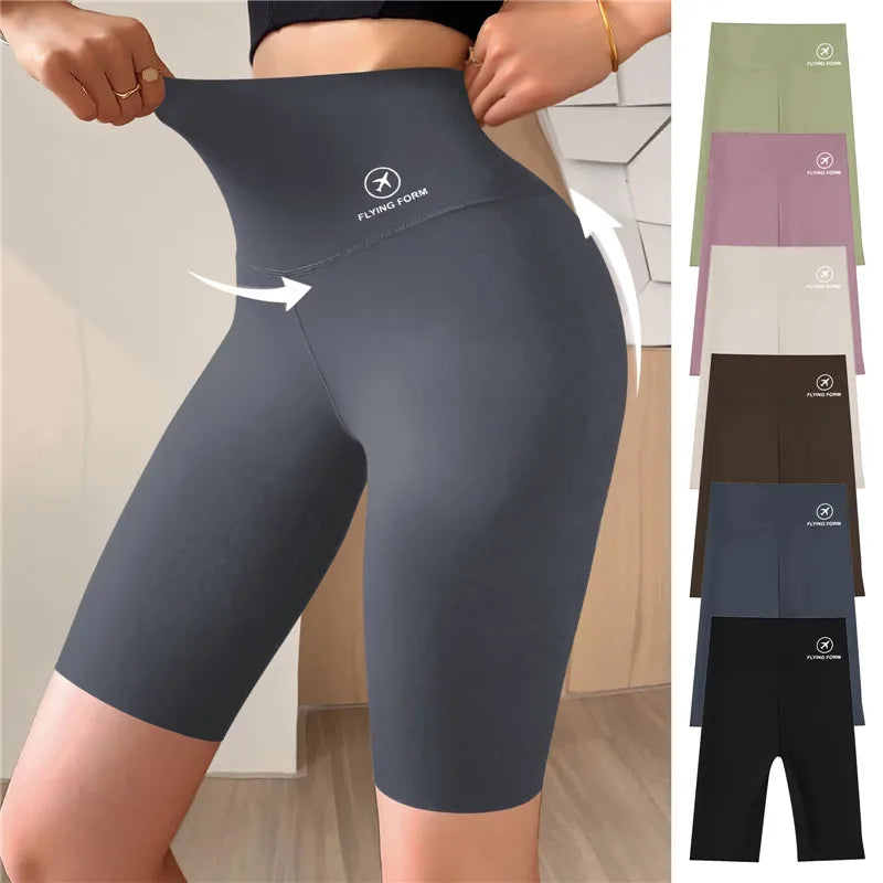 Hot Women Shorts Sports Shorts For Women New Cycling Jogging Fitness High Waist Push Up Gym Shorts Leggings Yoga Shorts
