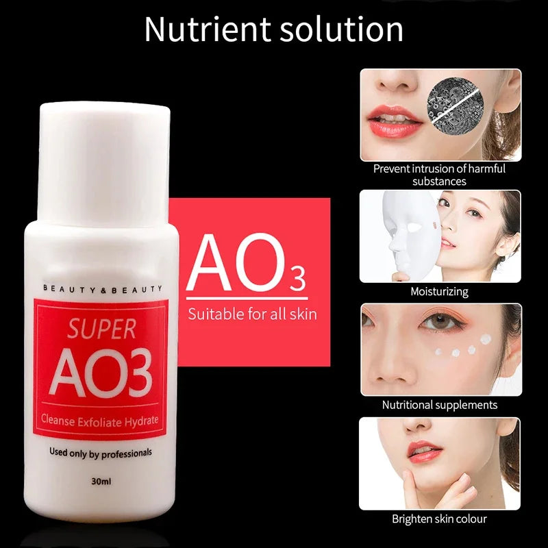 Concentrated Water Exfoliating Liquid Small Bubble Instrument Special Skin Essence AS1 SA3 AO3 3 Kinds Of Serum Skin Deep Clean