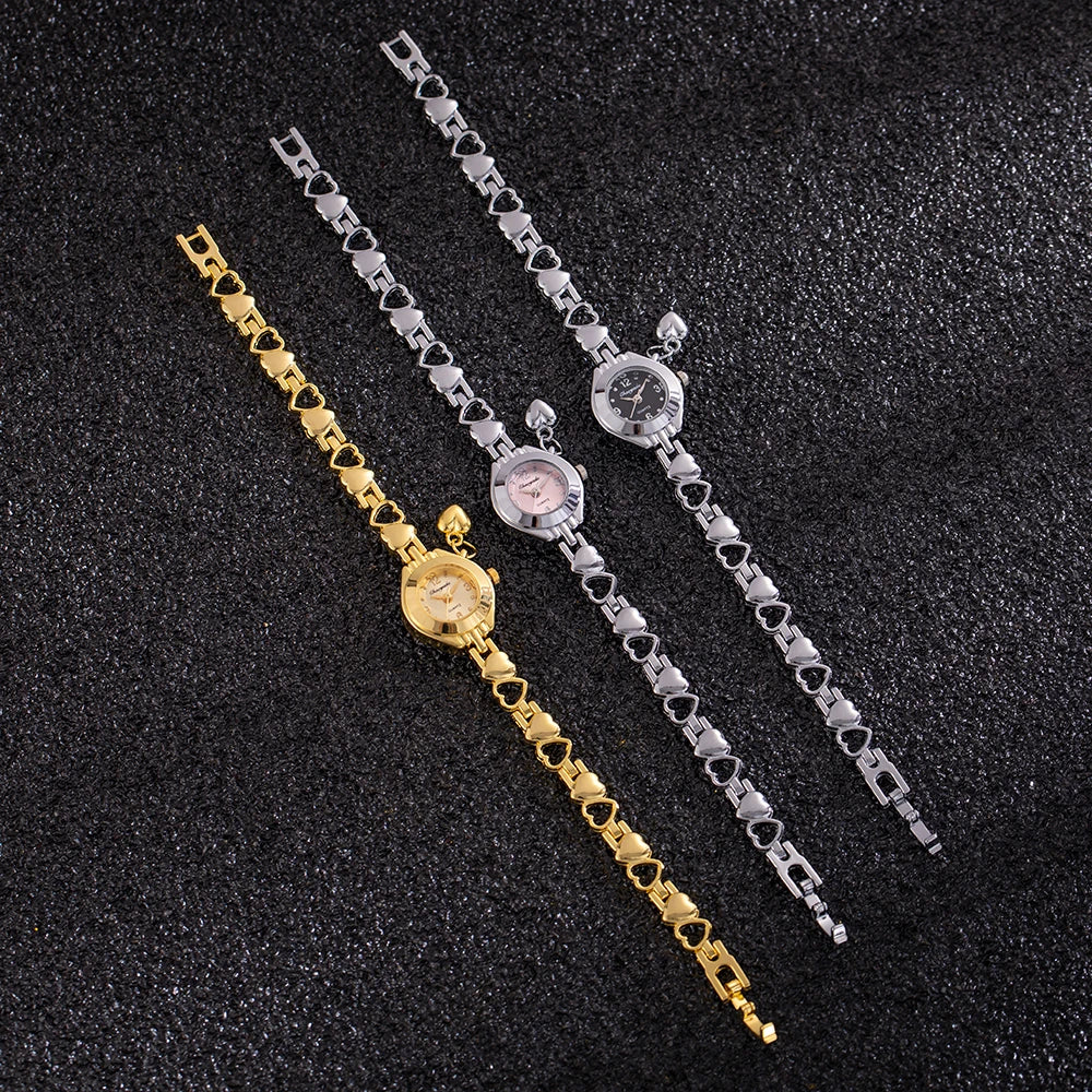2025 Women Watches Top Brand Luxury Wristwatches Ladies Fashion Gold Stainless Steel Bracelet Watch Female Elegant Clock Women