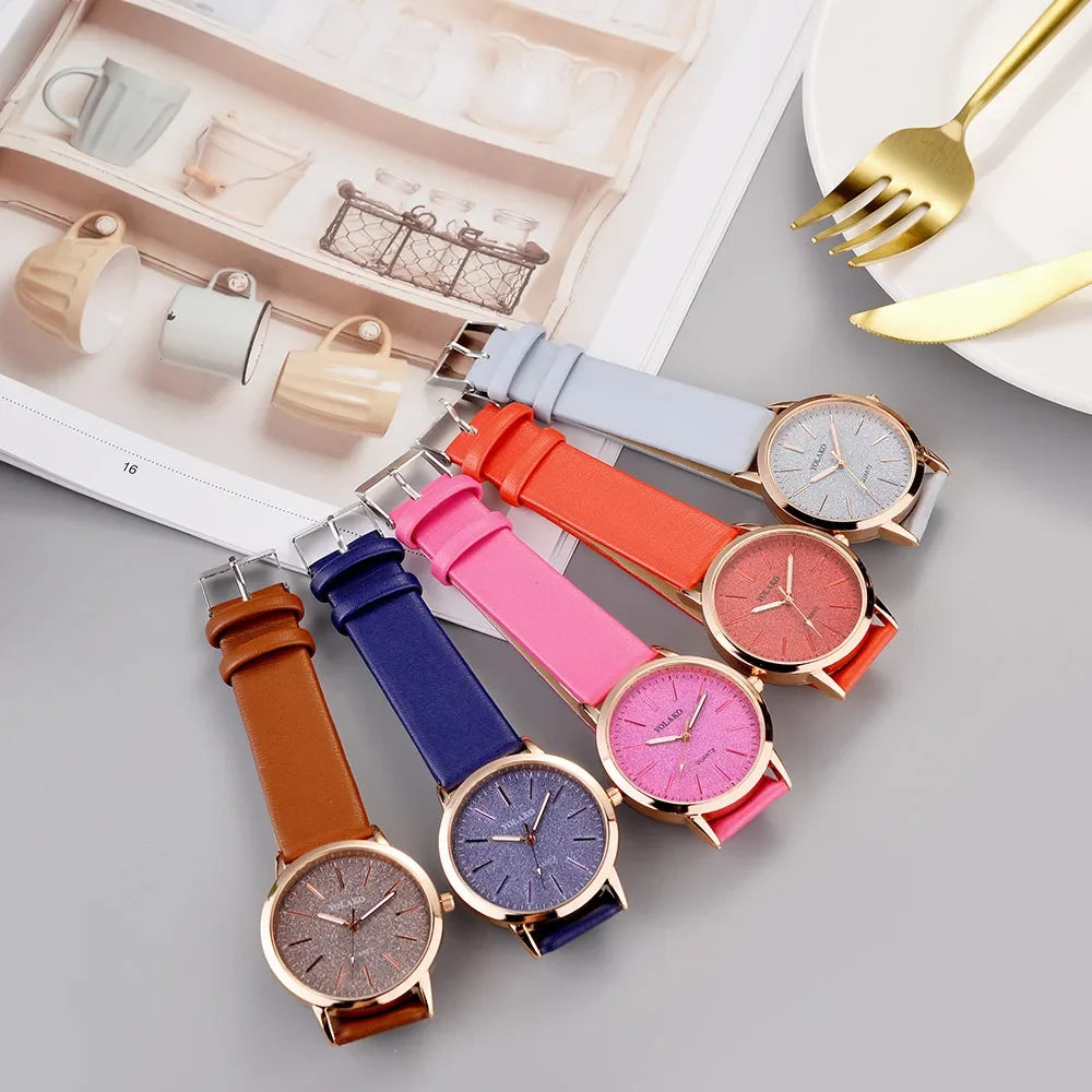 Women Watches Brand Luxury Fashion Ladies Watch Reloj Mujer Leather Watch Women Female Quartz Wristwatches Montre Femme
