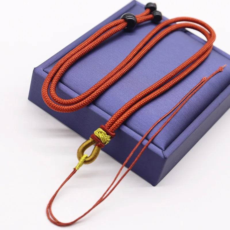 Necklaces Braided Chains Adjustable Pendant DIY Long Necklaces for Women Premium Jewelry Pendants Accessories Retro Rope