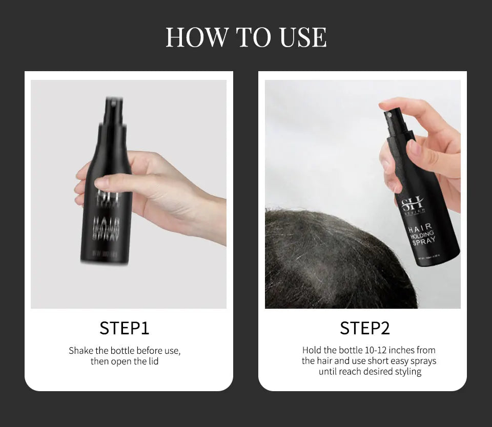 100ml SEVICH Hair Fiber Styling Hair Holding Spray New Style Hair Spray Thickening Mist for Men and Women