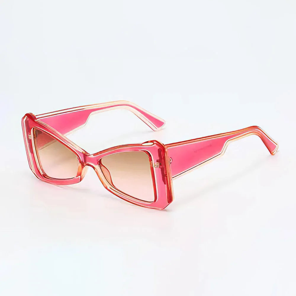 2025 Geometric Sunglasses for Women Angular Borders Modern Artistic Sense Fashionable Items Novelty Glasses Women's Glasses