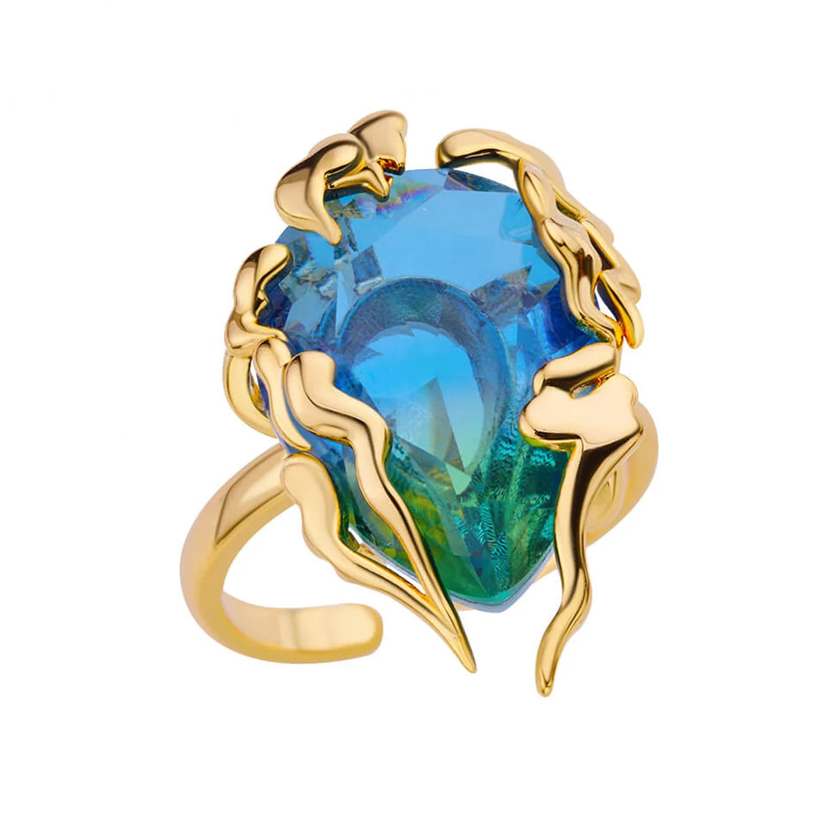 Rings For Women  Water Drop Adjustable Ring Femme New Wedding Party Fashion Jewelry Gift Femme