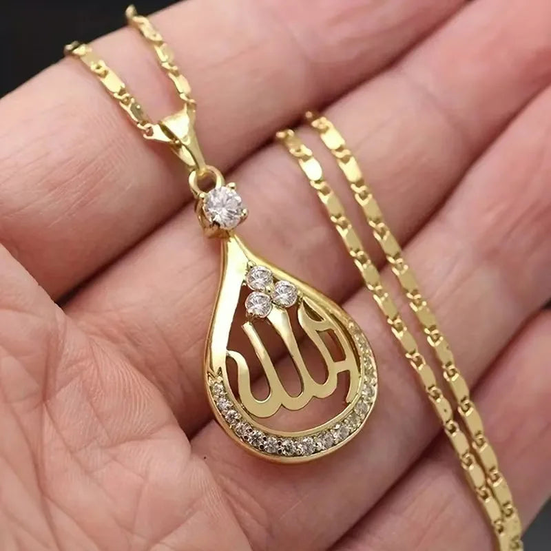 Popular, elegant necklace for women, featuring a drop design, perfect for pairing with elegant dresses.