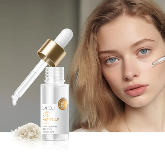 17ml White Rice Essences Skin Care Hydrating Face Serums Deeply Moisturizing Face Serums for Woman