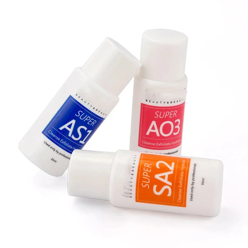 Concentrated Water Exfoliating Liquid Small Bubble Instrument Special Skin Essence AS1 SA3 AO3 3 Kinds Of Serum Skin Deep Clean
