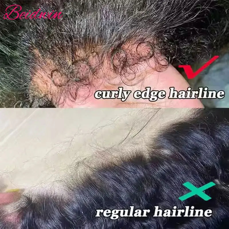 180 Density 30 Inch Straight Human Hair Wigs 4C Kinky Edges Wigs Human Hair 13X4 lace Front Glueless Wigs Human Hair Wig Pre Cut