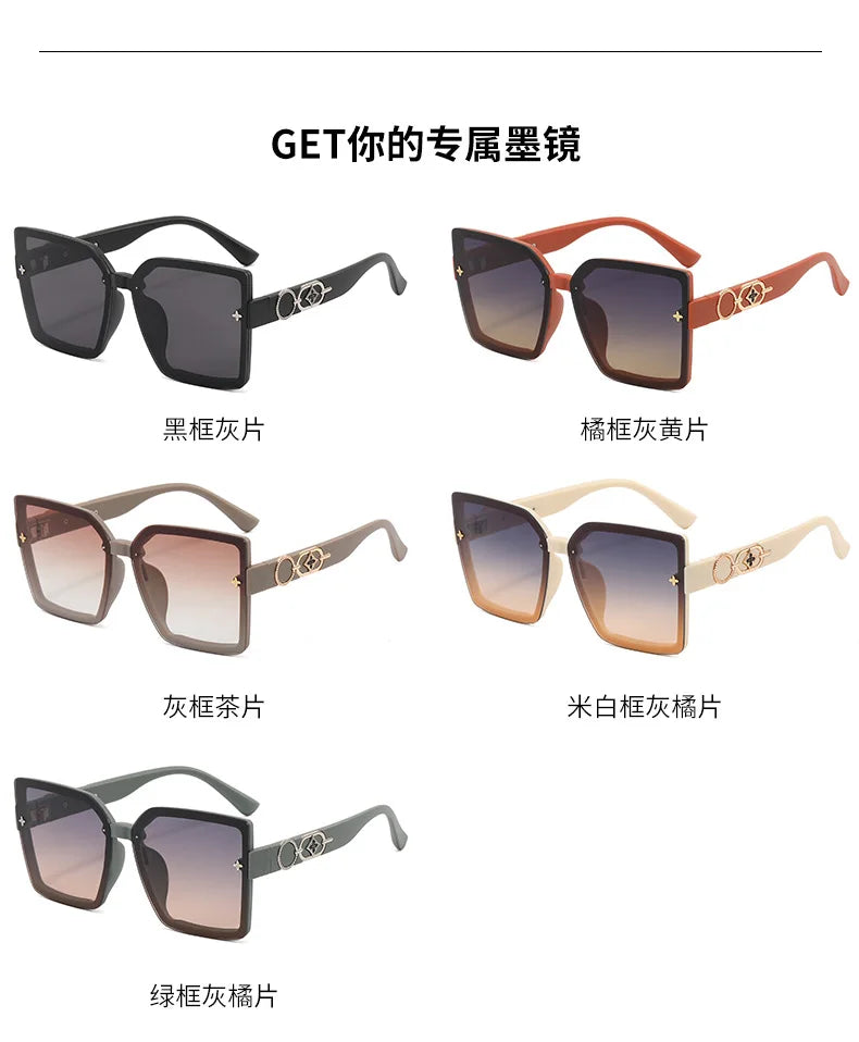 Polarized Sunglasses for Women | 100% UV Protection | Scratch-Resistant Lenses | Trendy Square Frame | Lightweight & Comfortable