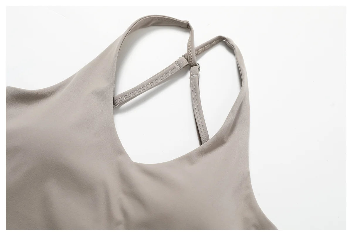 SWELTERING Women Sports Underwear Gym Push Up Bra Training Running Bralette Yoga Top Workout Fitness Tank Top Women Sports Vest